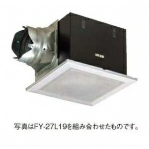 パナソニック 上昇限度埋込形換気ファン 排気ガス 低騒々しい音形 パウダーコンパクト勝手もと用 鋼板製本体 ルーバー別売手合い 埋込大きさ:270粍角 当て嵌める配管径:φ150粍 FY-27BM7