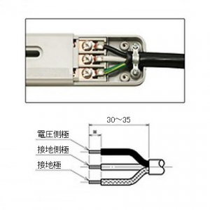 明工社 FM20Aコンセントバー 19インチラック用 6個口 20A 125V 20A