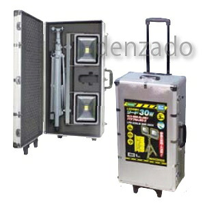 日動工業 LED作業灯 30W 2灯式三脚セット 収納BOX付 簡易防雨型 LPR-S30LW-3ME-ABOX 44,590円