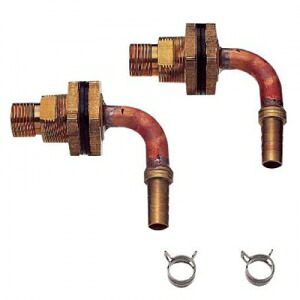 三栄水栓製作所 ユニット貫通L金具 バスルーム用 15Aホース用 T431-12S-15A 5,008円