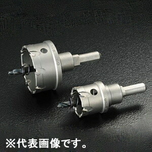 ユニカ 超硬ホールソー 《メタコアトリプル》 回転させる専用 MCTR印字機(ストレートシャンク) 差しわたし43粍 シャンク径10粍/13粍 MCTR-43