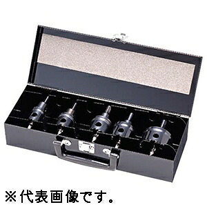 ユニカ HSSハイスホールソー 手道具ボックス席仕掛ける 灯し火工事用 6本仕掛ける 回転させる専用 ストレートシャンク シャンク径10粍 結核症-10