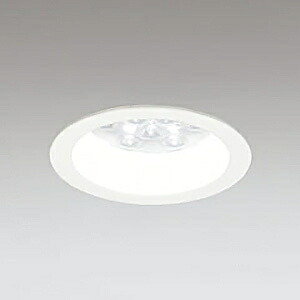 オーデリック LEDダウンライト M形 埋込穴φ100 HID35Wクラス LED9灯 配光角:49° 非調光 本体色:オフホワイト 電球色タイプ 3000K XD258564F