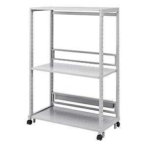 サンワサプライ eラック 高耐荷重ラック スリムタイプ W1000×D500×H1500mm 総耐荷重200kg ER-100H