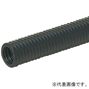 未来工業 PF管 《ミラフレキMF》 外径φ39粍 口径φ30粍 長さ30m 黒 MF-30K