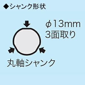 ジェフコム バイメタルホールソー 回転用 JH-105 105mm 丸軸シャンク