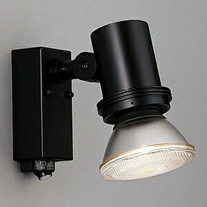 山田照明装置 LED照明ランプ取り替えっこ型注目の的 照明ランプ別売 人感検出器付 防雨型 光線球150W好いかげんに E26口金 黒 AN-2961