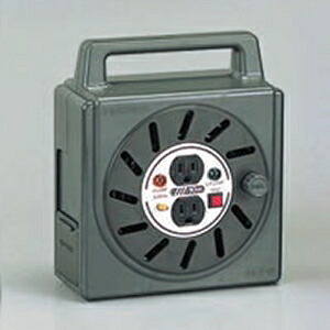 ハタヤ NJ-Ⅱ 100Vタイプ アースチェック付 2P 12A 125V コンセント2個 長さ10m VCTF2.0㎟×3C NJ-101KE
