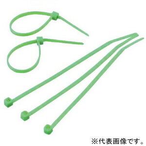 トラスコ中山 色つや有線テレビタイ王国 判定基準印字機 屋内用 幅8.0×550 最大限度一緒になるφ160粍 緑 100本入 TRCVR-550GN