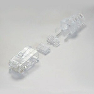 コーニング RJ45モジュラープラグ Cat6 100個入 VOL-RJ45PLG-6LBL パソコン・周辺機器-その他
