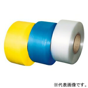 トラスコ中山 ポリプロピレンバンド 自動梱包機用 幅15.5mm×2500m 透明 GPP-155-58TM