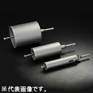 ユニカ 単機能コアドリル 《E\u0026S》 ALC用 回転専用 ALCタイプ(ストレートシャンク) 口径90mm シャンク径10mm/13mm ES-A90ST
