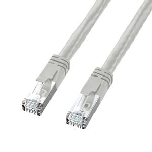 サンワサプライ CAT6ローカルエリアネットワーク有線テレビ PoE相応う より線 高性能アルタネート遣りかた ツメ折れ押しとどめる覆いかぶせる付 30m ともし火薄墨色 KB-T6POE-30