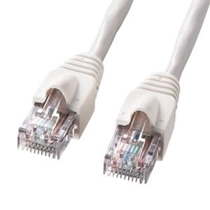 サンワサプライ エンハンスドカテゴリ5LANケーブル UTPタイプ ハイグレード単線ケーブル ツメ折れ防止カバー付 40m ホワイト KB-10T5-40N