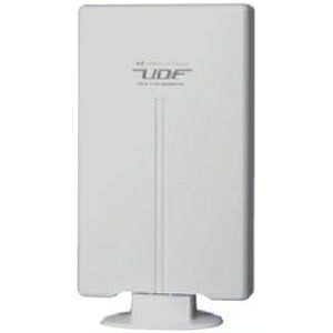日本空中線 室内・露天用高性能薄型UHF空中線 ブースター内蔵印字機 強・中・弱電場地域向け 気泡管水準器/垂直方向偏波用 《エフプラスタイルシリーズ》 UDF85B