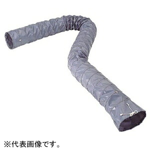 トラスコ中山 軟らかい導管 不燃手合い φ230×5m レデューサー付 RFD-230G