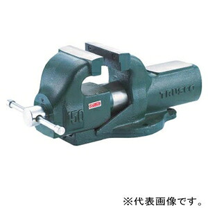 トラスコ中山 アプライトバイス 豪然たる型 丸胴立て坑手合い 重御役目用 口幅155×口開147×口深100粍 SRV-150 DIY・工具-その他