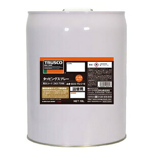 トラスコ中山 αタッピングスプレー詰替用 缶タイプ 難削材用 ノンガスタイプ 内容量18L ECO-TS-C18|電材堂