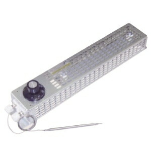 篠原電機 カバー付スペースヒーター 標準タイプ 2点取付 220V50W サーモスタット付 鋼板製 SHC2-2205-OH