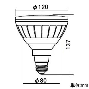 岩崎電気 LEDioc LEDアイランプ 850 E26口金 昼白色タイプ LDR14N-W