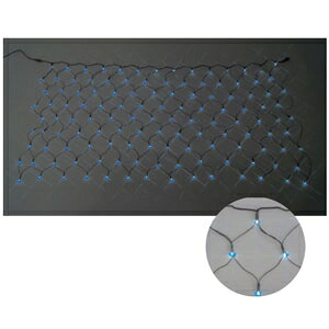 ジェフコム LEDクロスネット 2&times;2m(青/青) SJ-N20-BB｜電材堂