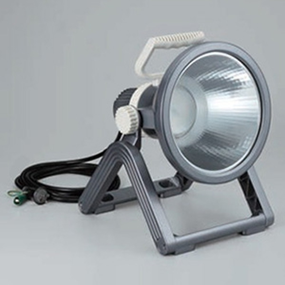 ハタヤ LEDプロライト フロアスタンド型 屋外用 30W高輝度LED 昼光色 接地付 電線長5m LF-30