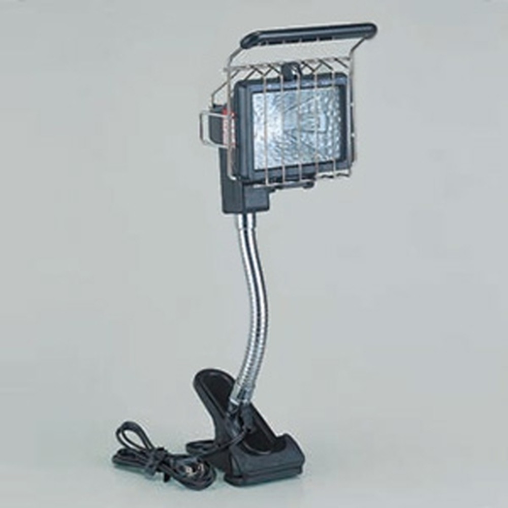 ハタヤ ミニハロゲンライト クリップタイプ 屋内用 150W耐振型ハロゲン球 電線長1.6m MH-C15