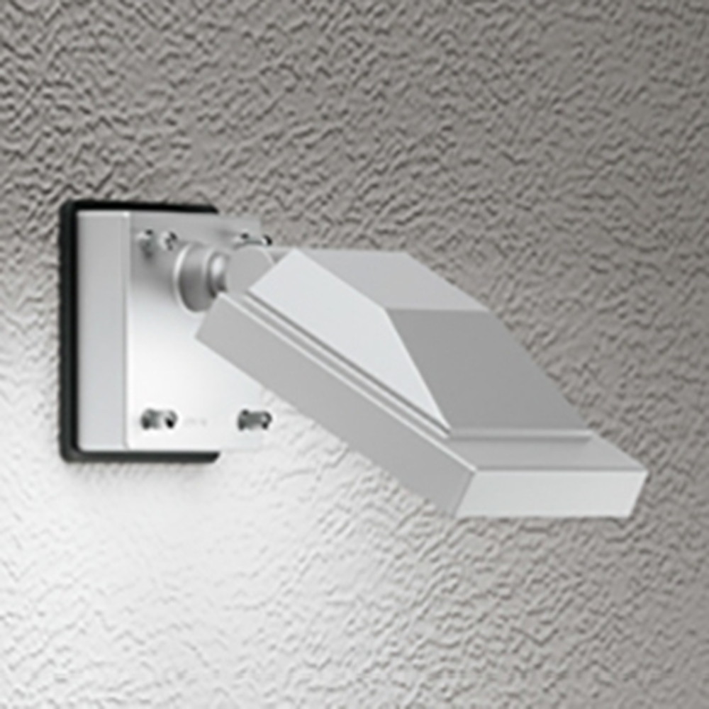 オーデリック LEDスポットライト 防雨型 壁面・天井面取付兼用 ビーム球150W相当 電球色 マットシルバー OG254680