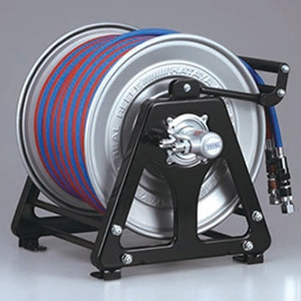 ハタヤ ガスリール 生産物賠償責任保険付 ホース長30+2m 径5×11.8(11.5)mm 逆火防止器付 GDX-30Z|電材堂