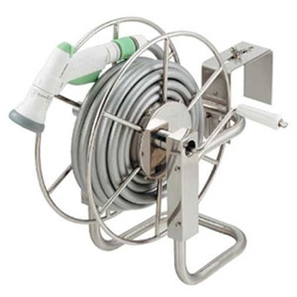 カクダイ ステンレスホースリールハンガー ベランダ用 散水 屋外冷却用 対応壁厚10 150mm 559 102 Mpgbooks Com