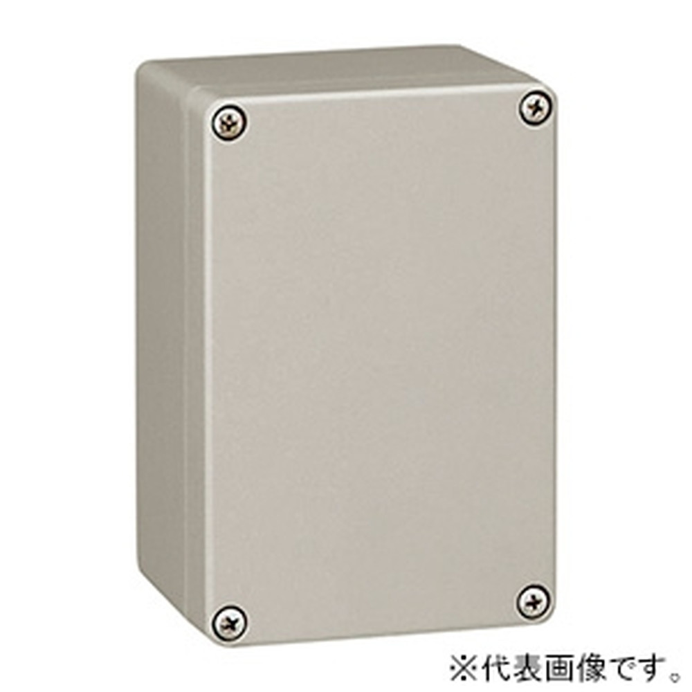 日東工業 キャストボックス UL認証取得タイプ 防塵・防水形 カバー式 鉄製基板付 横100&times;縦150&times;深80mm ACN8-115A｜電材堂
