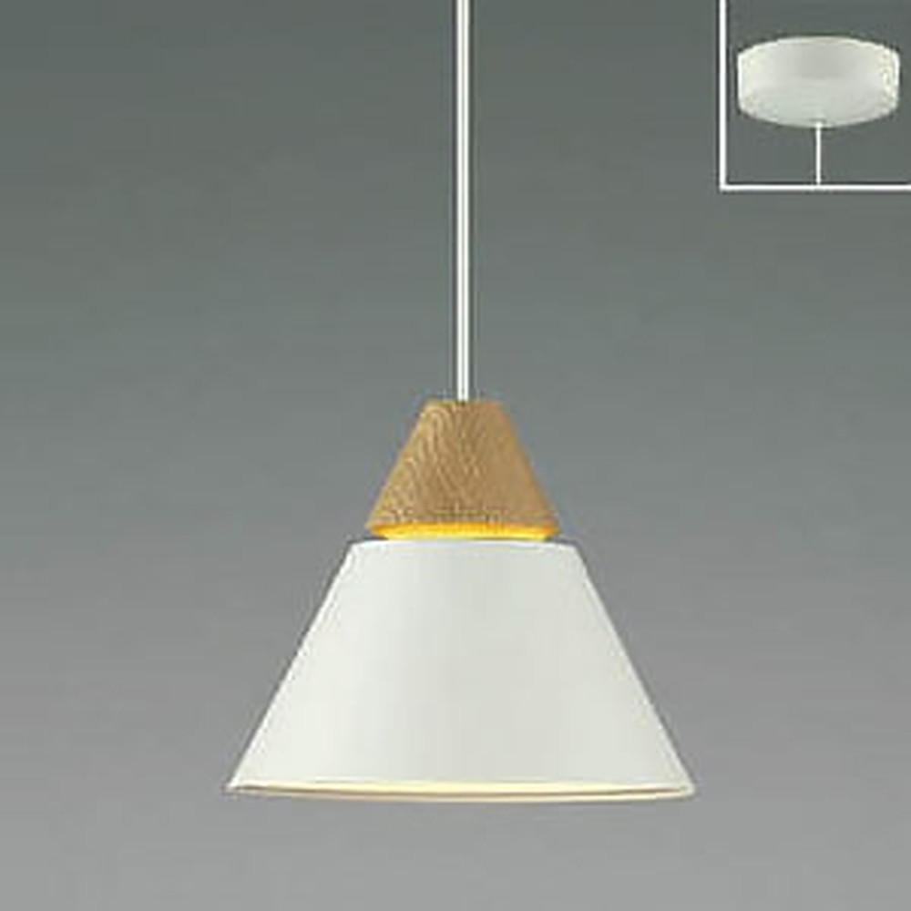 コイズミ照明 LED一体型ペンダントライト 《A-pendant》 フランジタイプ 白熱球60W相当 電球色 マットファインホワイト AP45522L 14,958円