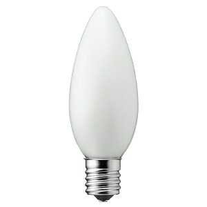 ヤザワ 【容れもの売りわたす特価 10個書き割り】 LED白熱電球 C32シャンデリヤ形 白いこと手合い 10W形好いかげんに 白熱電球色 口金E17 LDC1LG32E17WH_set