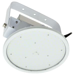 日動工業 高天井用LED器具 ハイディスク100W アーム式(吊下げ型) 高効率タイプ 水銀灯400W相当 昼白色 電源装置一体型 ワイドタイプ クリア L100V2-P-HW-50K