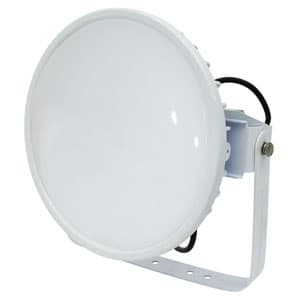 日動工業 LED投光器 ハイディスク200W 高効率タイプ 水銀灯700W相当 昼白色 電源装置一体型 ワイドタイプ 電線ポッキンプラグ5m付 乳白 L200V2-D-HMW-50K