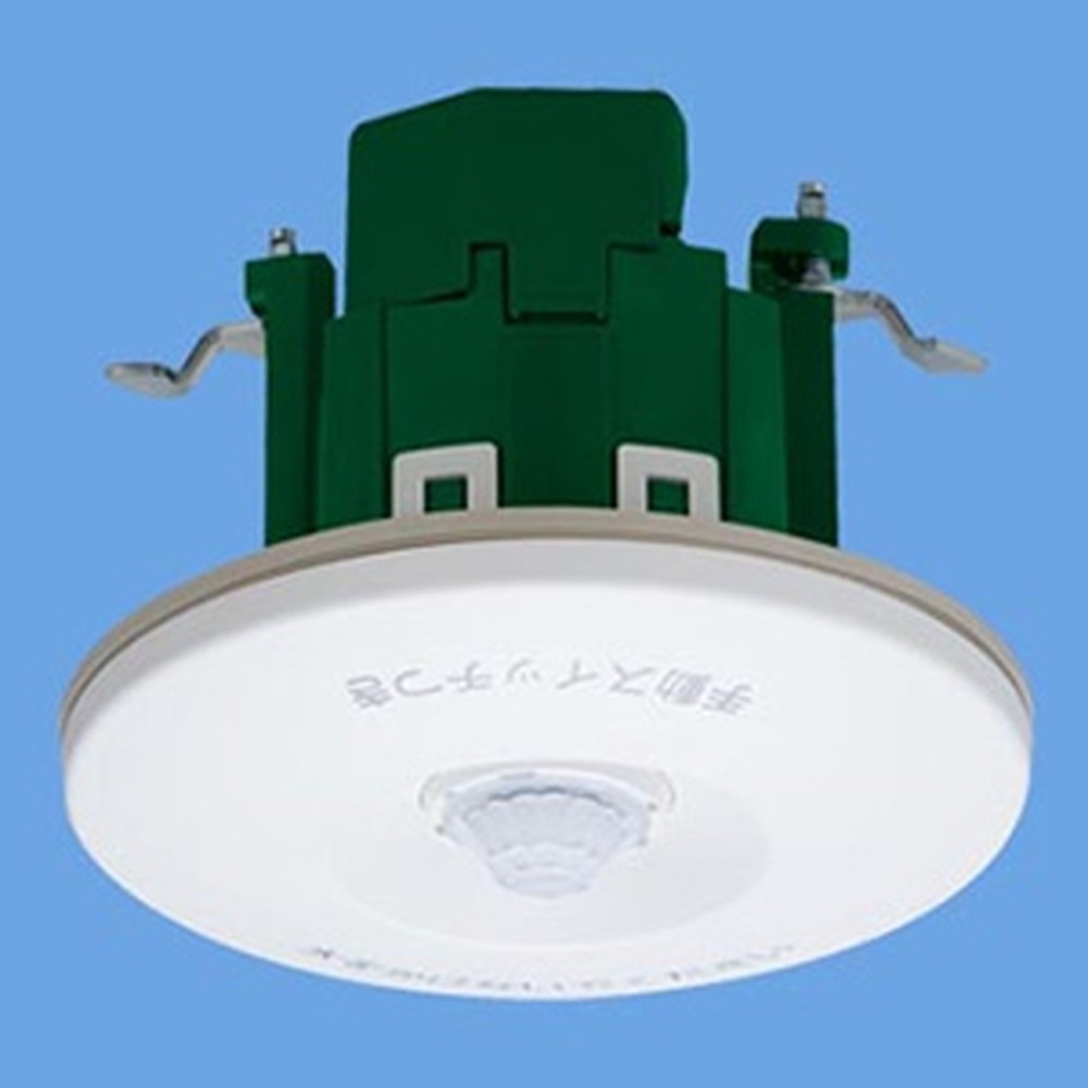 パナソニック 熱線センサ付自動スイッチ親器 《かってにスイッチ》 軒下天井取付 8Aタイプ 広角検知形 100V ホワイト WTK44819|電材堂
