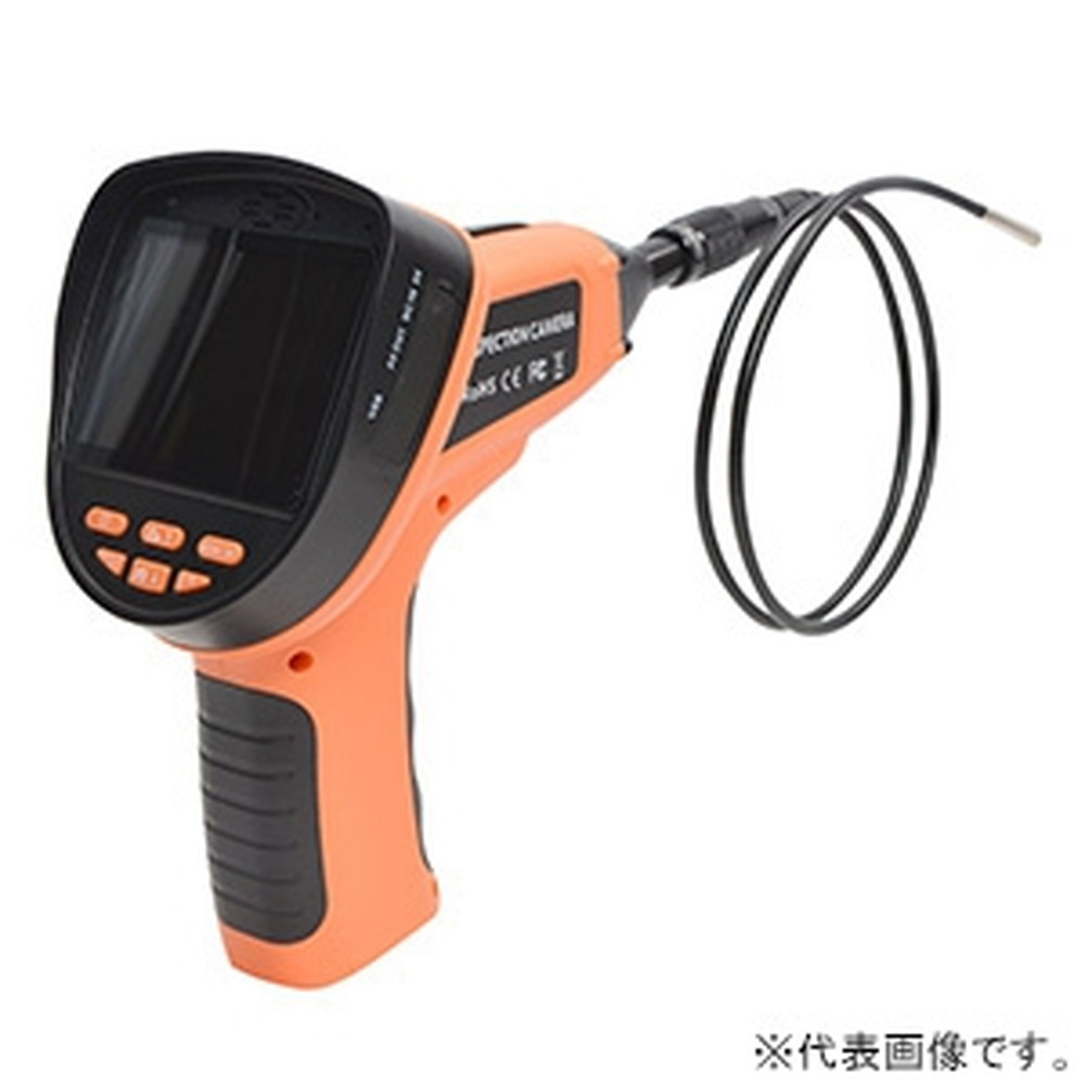 サンコー 液晶付内視鏡ファインスコープ 先端カメラ径φ5.5mm ケーブル長3m アタッチメント3種付 LC553FTU
