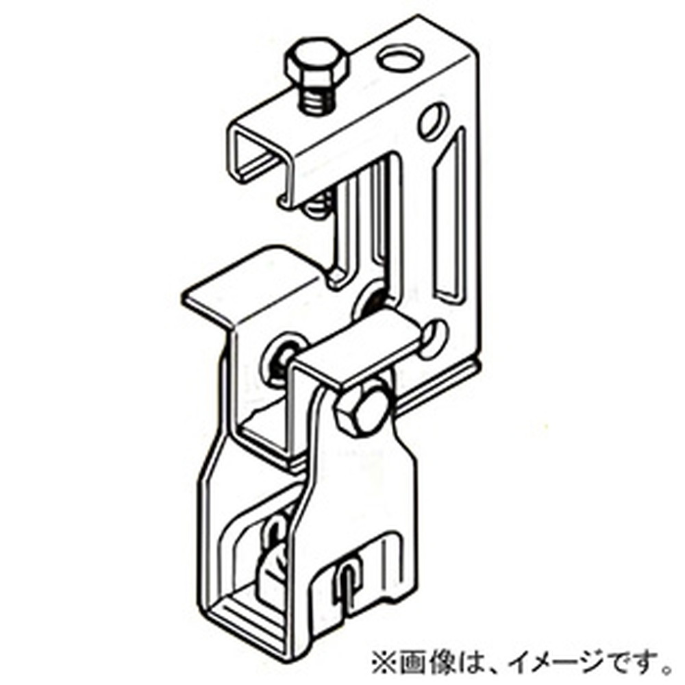 ネグロス電工 【ケース販売特価 20個セット】 一般形鋼用吊りボルト支持金具 ナット組込タイプ W1/2 フランジ厚25～40mm 電気亜鉛めっき HB3T-W4_set 8,066円