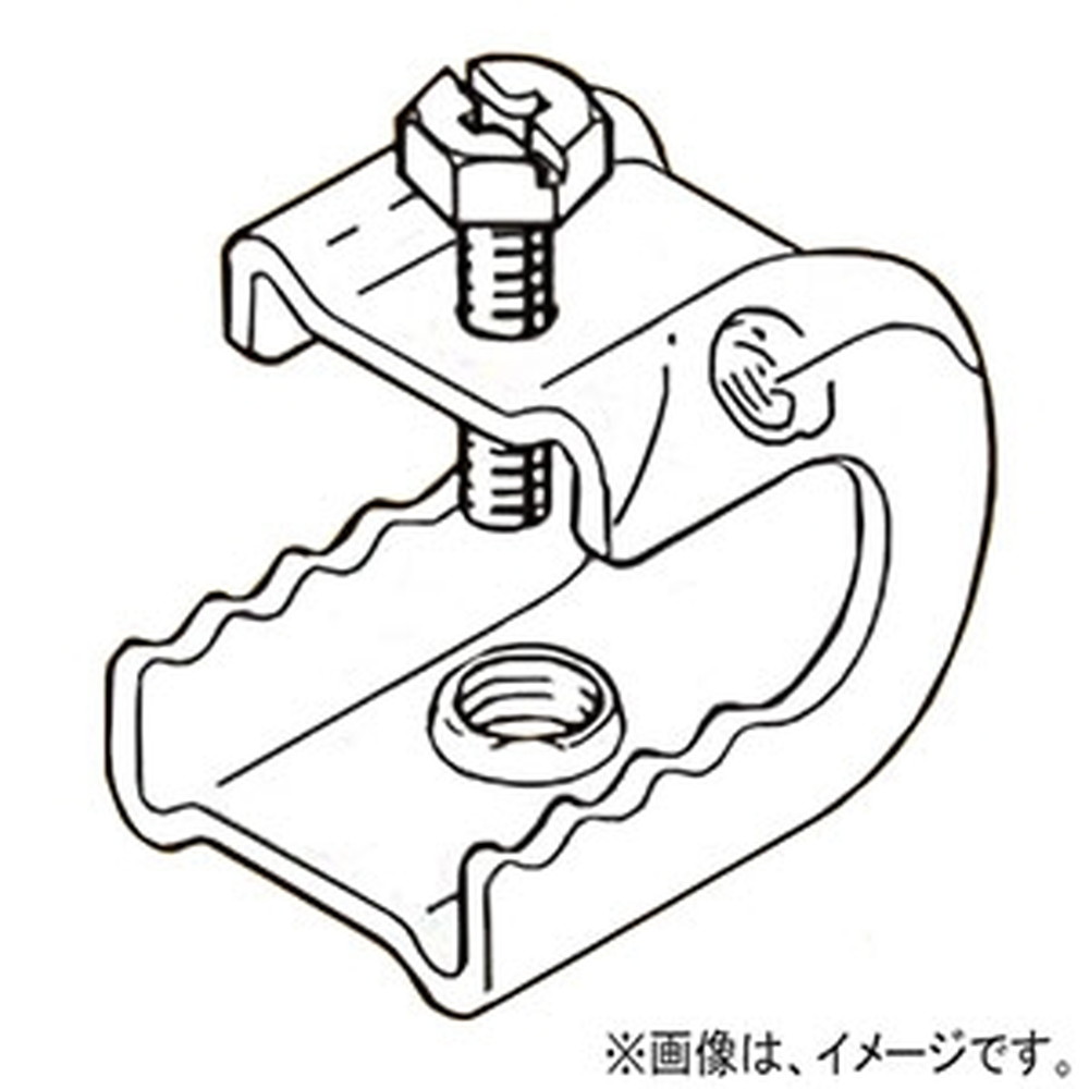 ネグロス電工 【容れもの売りわたす特価 20個仕かける】 押し並べて形鋼用吊り雄螺子うしろ押し金具 飲み口付印字機 W3/8 フランジ厚3～16粍 ステンレス鋼鋼 S-PH1T-W3_set 電設資材-木材・建築資材・設備-花・ガーデン・DIY