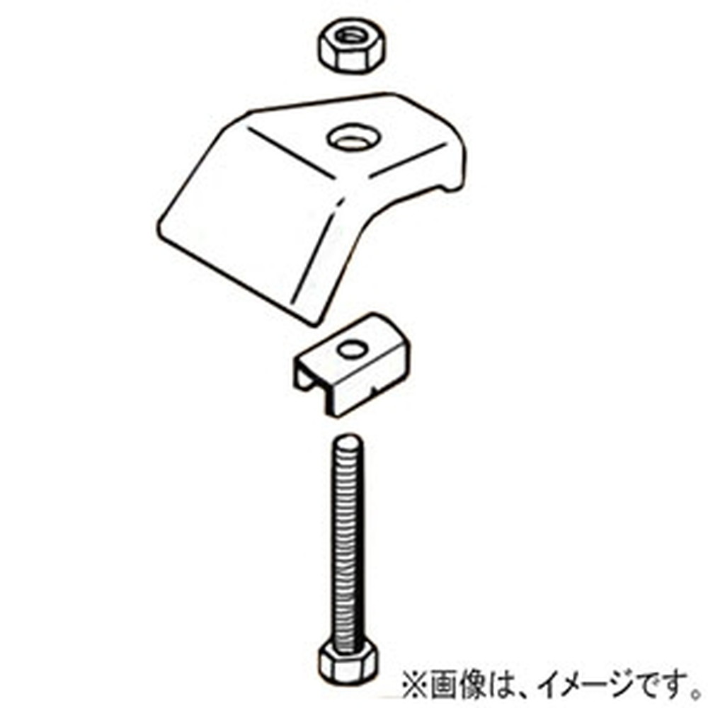 ネグロス電工 【ケース販売特価 20個セット】 H形鋼用吊りボルト支持金具 強力タイプ フランジ幅100~400mm フランジ厚28~50mm 溶融亜鉛めっき仕上 Z-BHIPH_set|電材堂