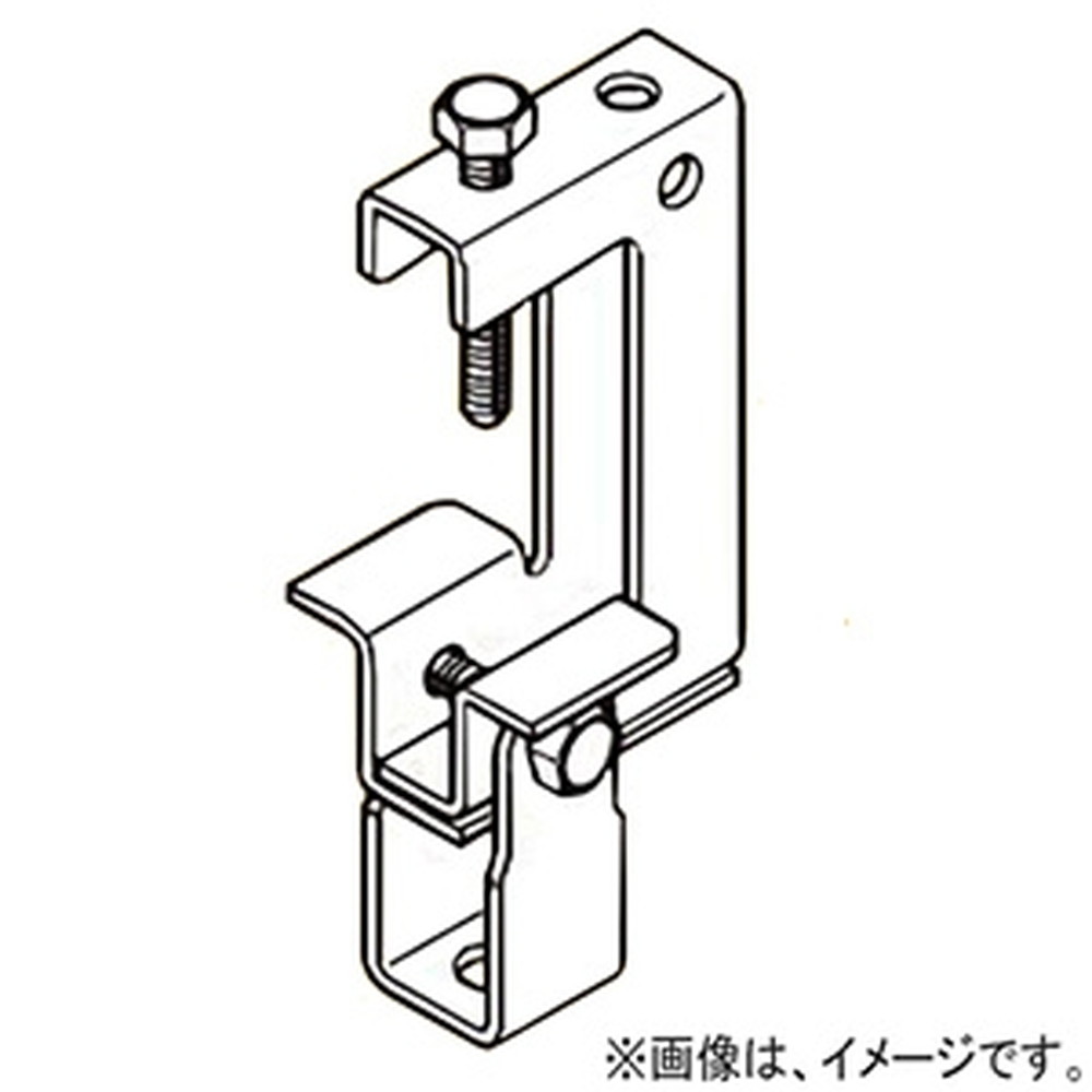 ネグロス電工 【ケース販売特価 20個セット】 一般形鋼用吊りボルト支持金具 W3/8・M10・W1/2・M12 フランジ厚40~70mm 電気亜鉛めっき HB4_set|電材堂