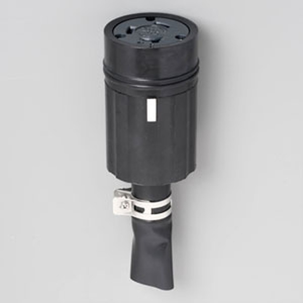 アメリカン電機 雨合羽形コードコネクタボディ 引掛形 3P 60A 600V 圧着端子式 天然ゴム覆いかぶせる印字機 3664RW