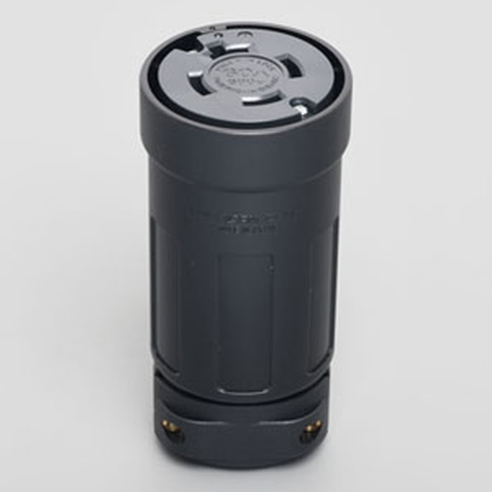 アメリカン電機 コードコネクタボディ 引掛形 接地形3P 60A 600V 圧着端子式 プラカバータイプ 4664E
