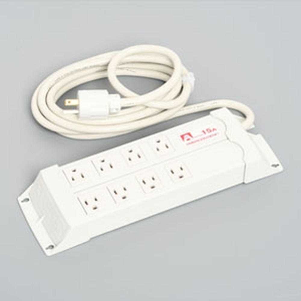 アメリカン電機 パラタップ\u0026reg; 平刃形・8ヶ口 舞い降りる形2P 15A 125V 吊りひも長3m 平刃形繋ぎ KC1030H 花・ガーデン・DIY-木材・建築資材・設備