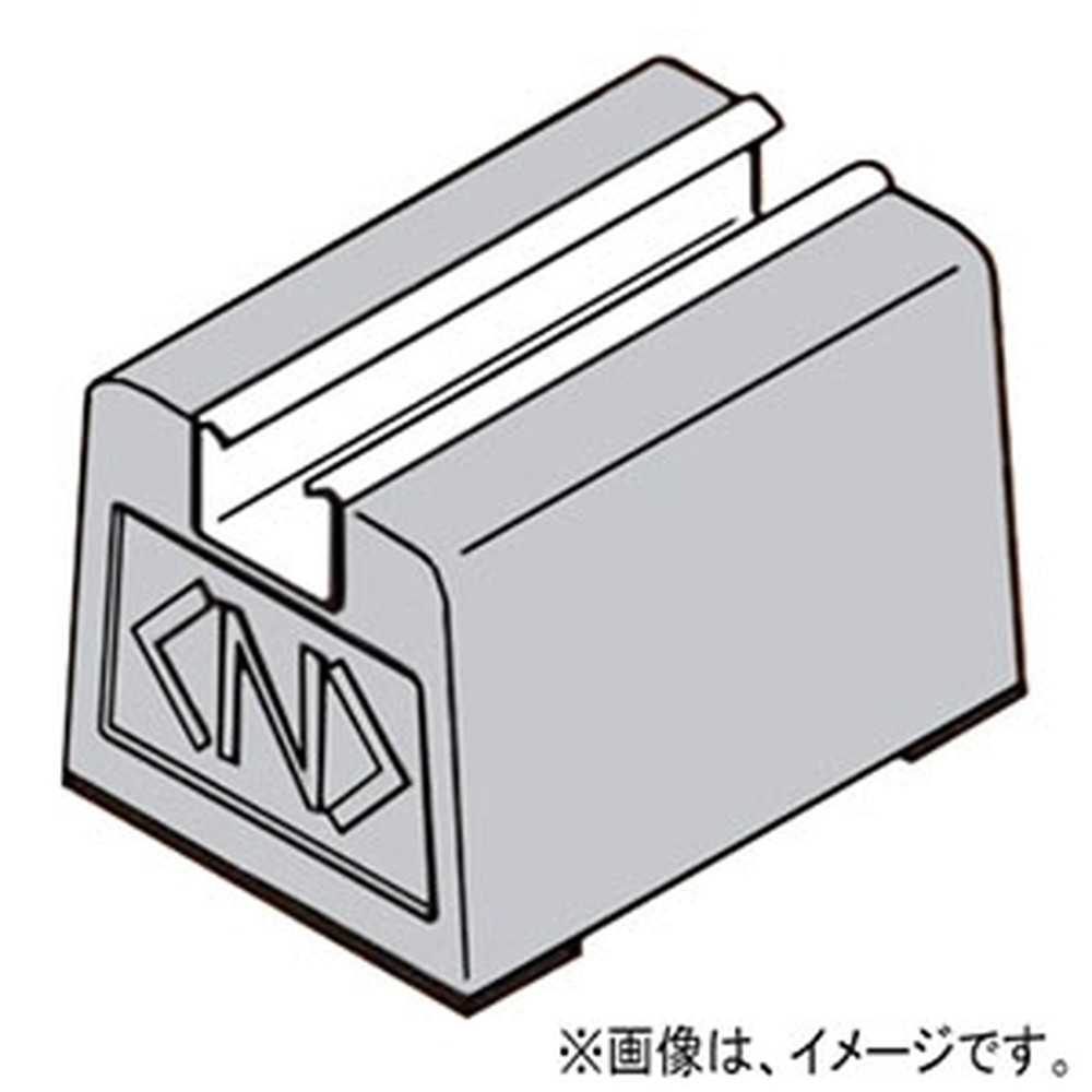 ネグロス電工 屋上露出配管用ブロック 《デーワンブロック®》 H100タイプ 最大積載200kg 長さ600mm ゴムベース付 ステンレス鋼 S-MKBGB6010 7,790円