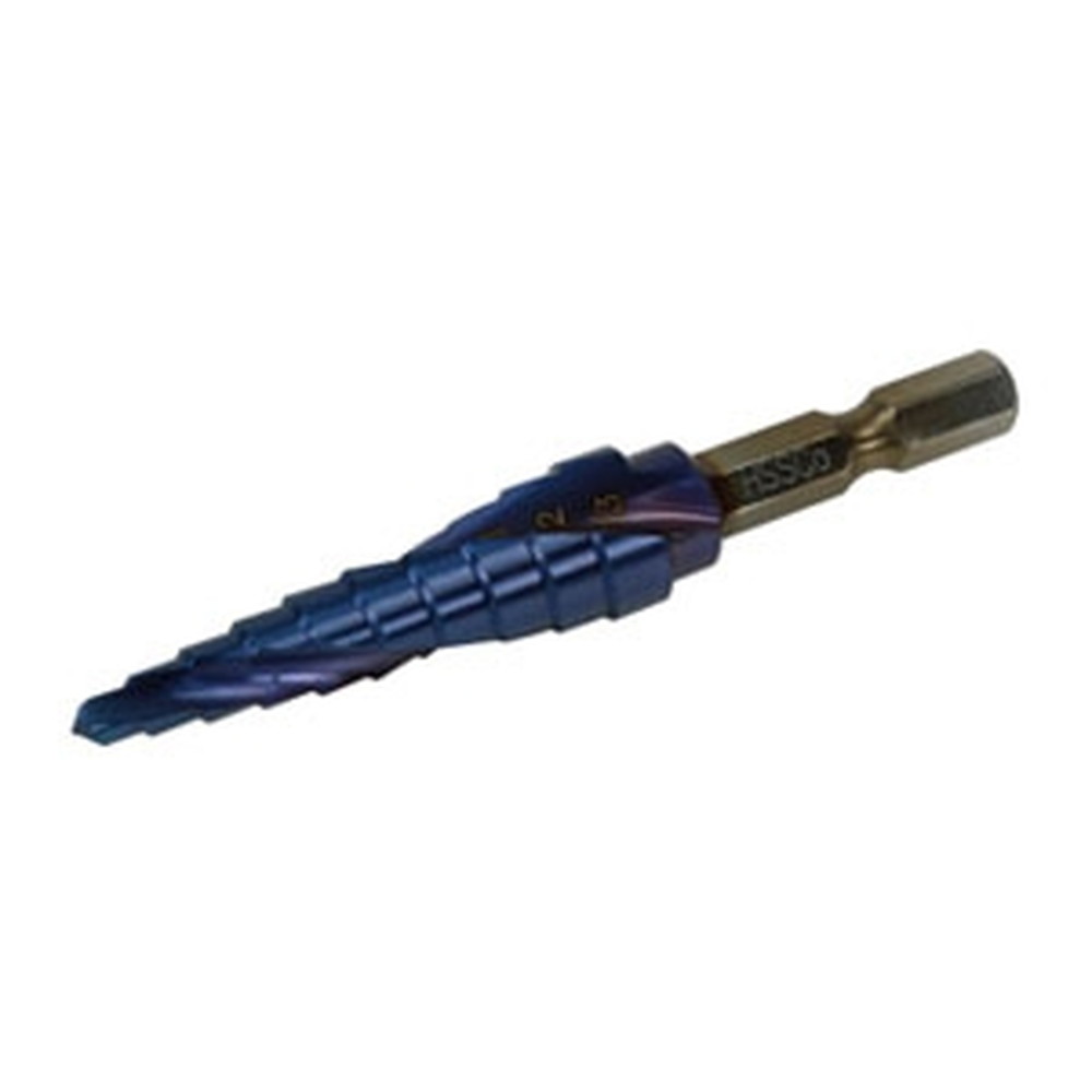 ジェフコム ステップドリル スパイラルタイプ φ4~13mm 段数10 DSCH-413|電材堂