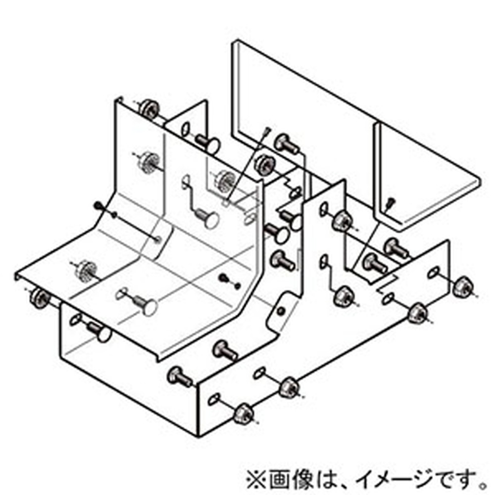 ネグロス電工 エルボ 《ダクト》 立上り垂直T形 DP18タイプ DIT18|電材堂