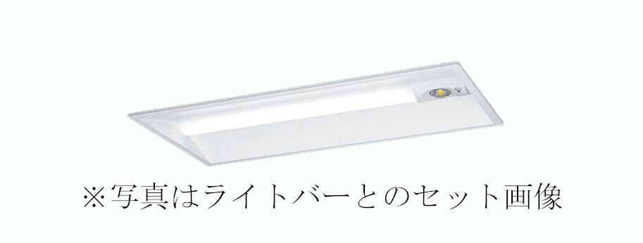 パナソニック NNLG21330 リニューアル用 天井埋込型 20形 器具本体(非常用) 30分間タイプ 自己点検スイッチ付・リモコン自己点検機能付・非常時LED一般出力型