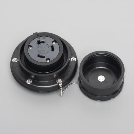 アメリカン電機 3666RW 引掛形 雨合羽形ダイアログボックス差し込み 3P 60A 600V
