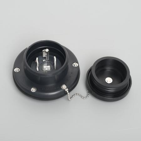 アメリカン電機 4665RW 引掛形 防水形フランジインレット 接地形3P 60A 600V｜防災と電材 はなまる